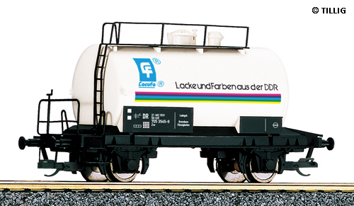 Tank car "Lacke und Farben"<br /><a href='images/pictures/Tillig/14478.jpg' target='_blank'>Full size image</a>